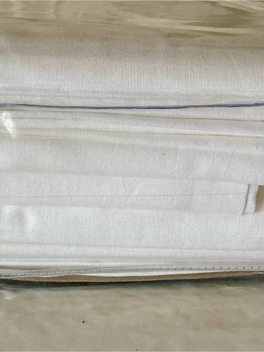 Maurizio Italy King Sheet Set White w/ Dark Gray Blue Embroidery Percale Cotton